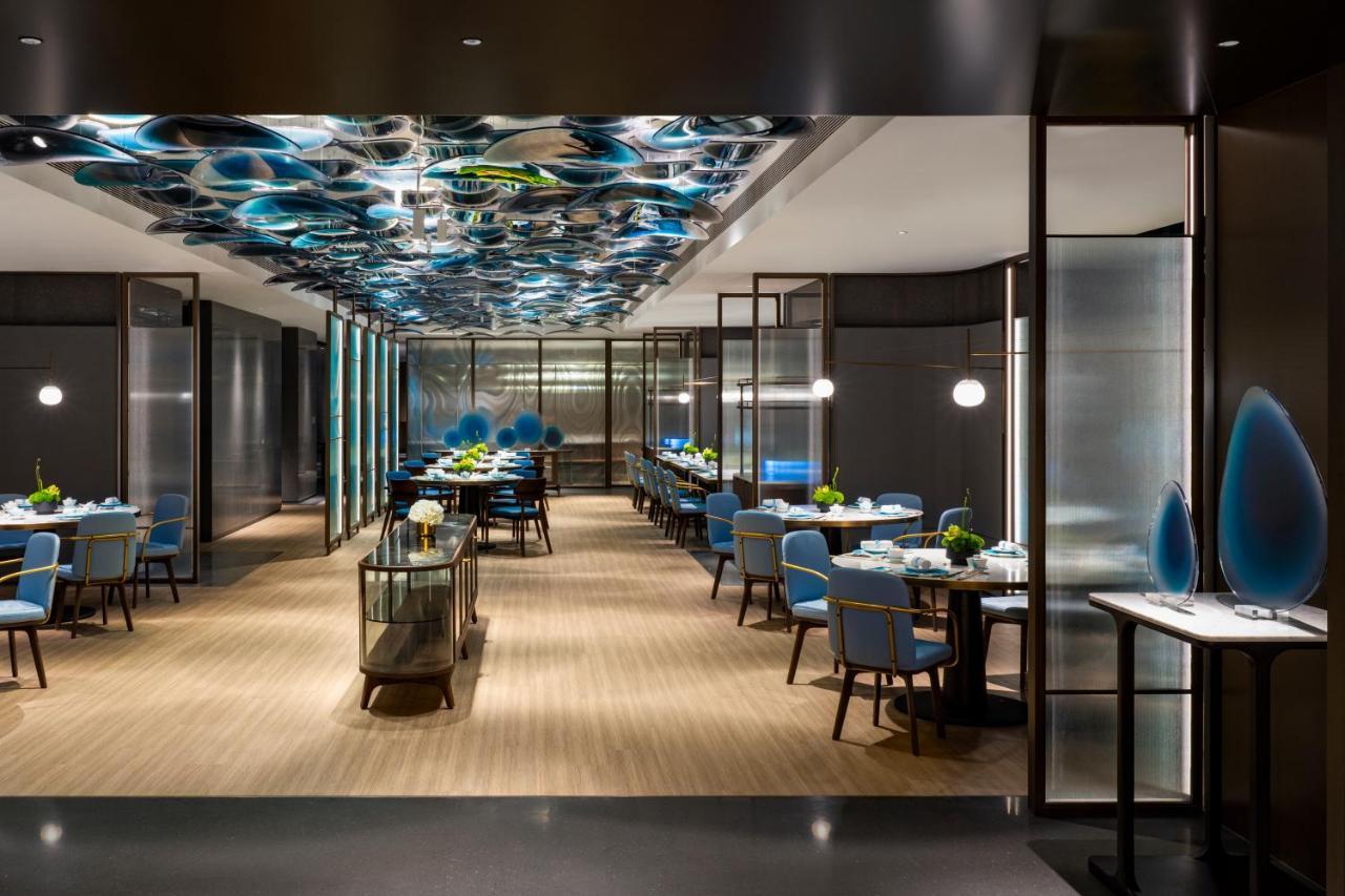 Intercontinental Kaohsiung By Ihg Otel Dış mekan fotoğraf The interior of the restaurant